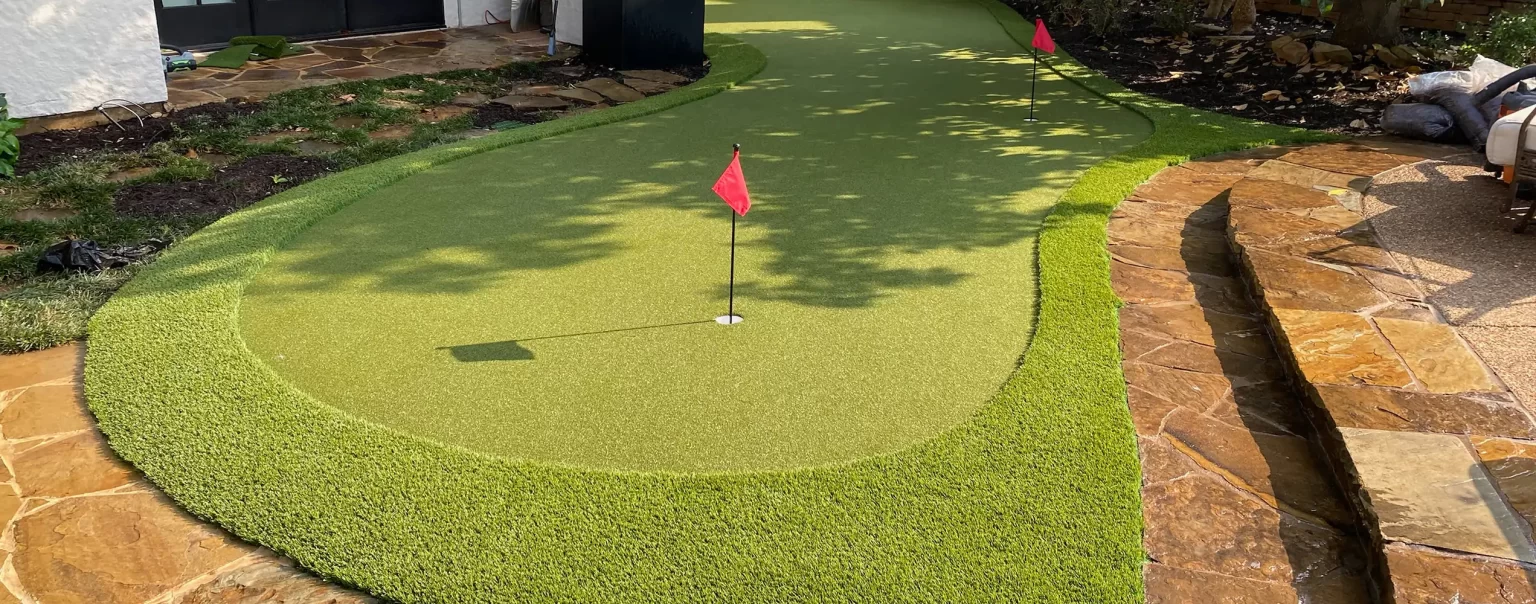 Putting Green Installation in Kingwood